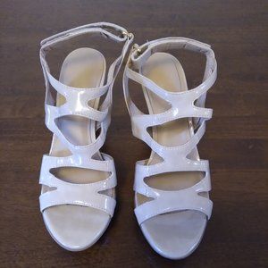 Naturalizer Nude Strappy Heels